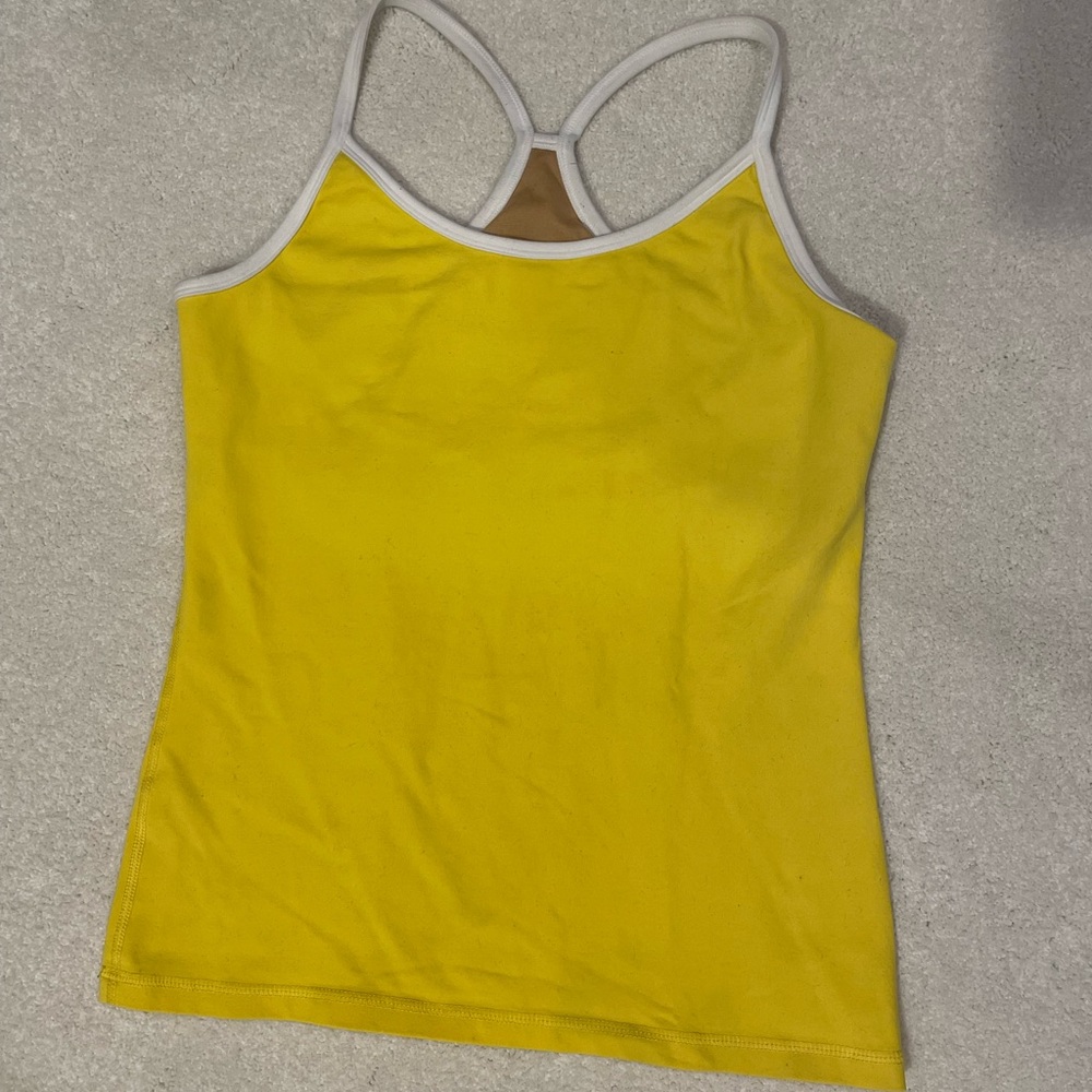 Yellow Lululemon Athletic Tank